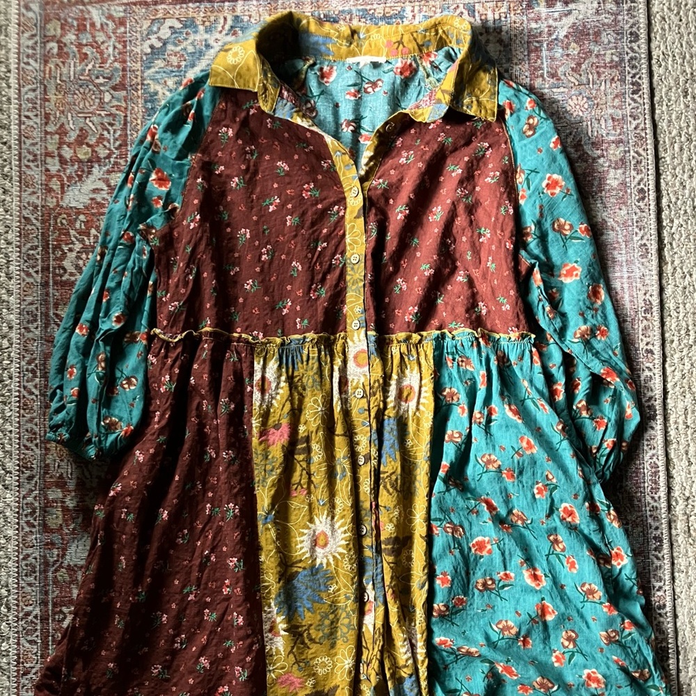 Easel Patchwork Dress